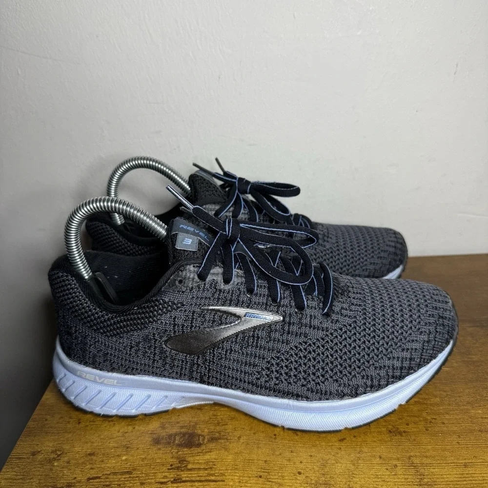 Brooks Revel 3 Running Shoes Women's Size 7.5 Black - Picture 1 of 7